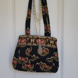 Sport sack 👜 cloth handbag with a matching necklace/earring set